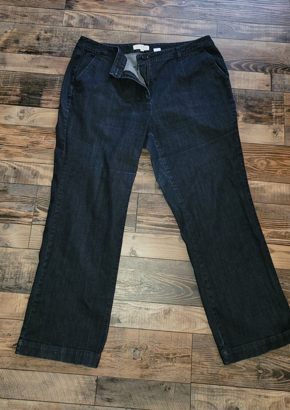 Talbots Bootcut Stretch Jeans Women's 16W 29" Inseam Casual Denim Plus